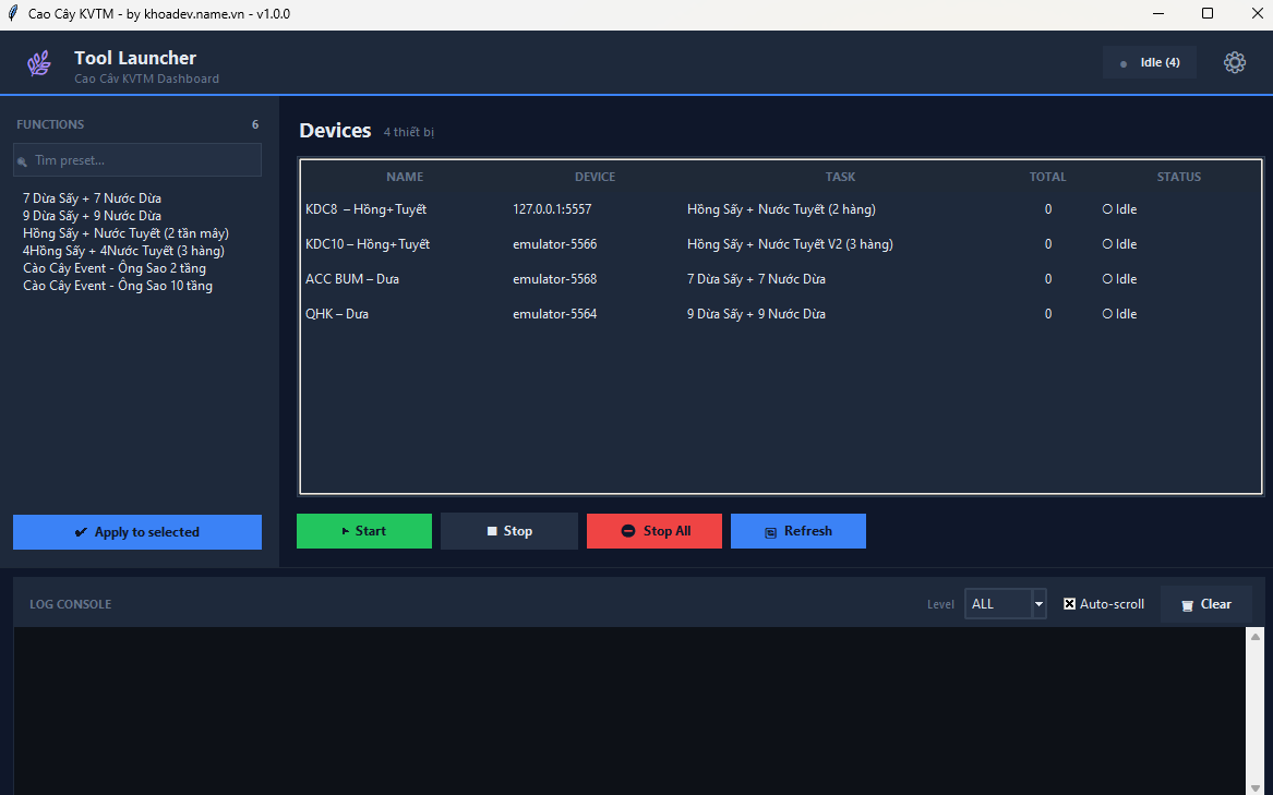 Tool cào cây Khu Vườn Trên Mây Free
